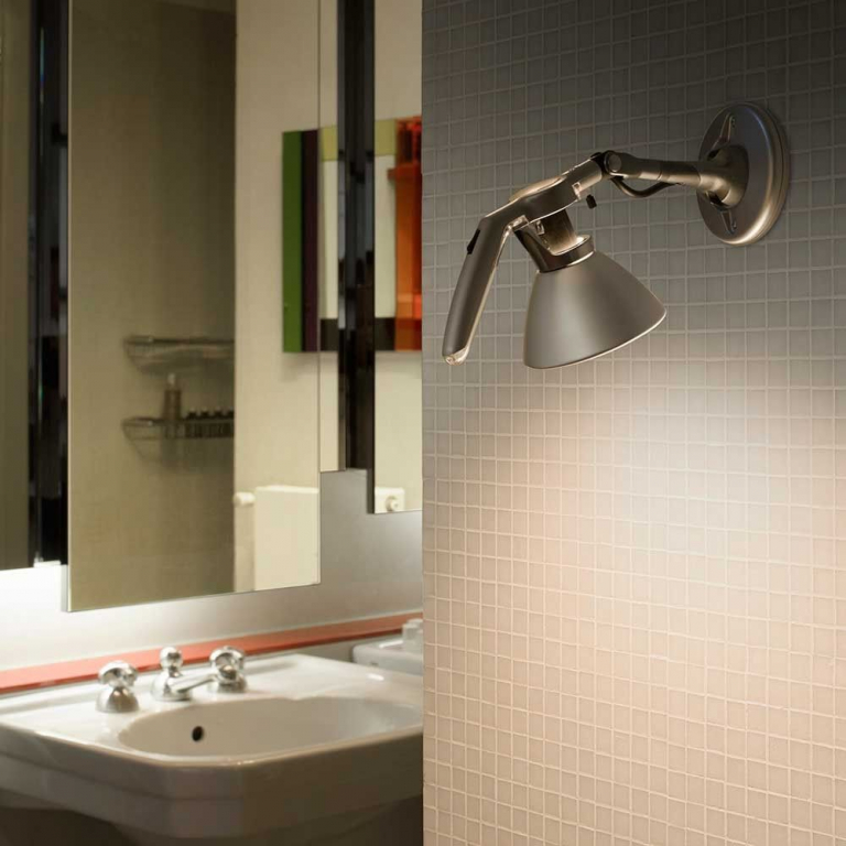 Luceplan Fortebraccio wandlamp 1-arm wit