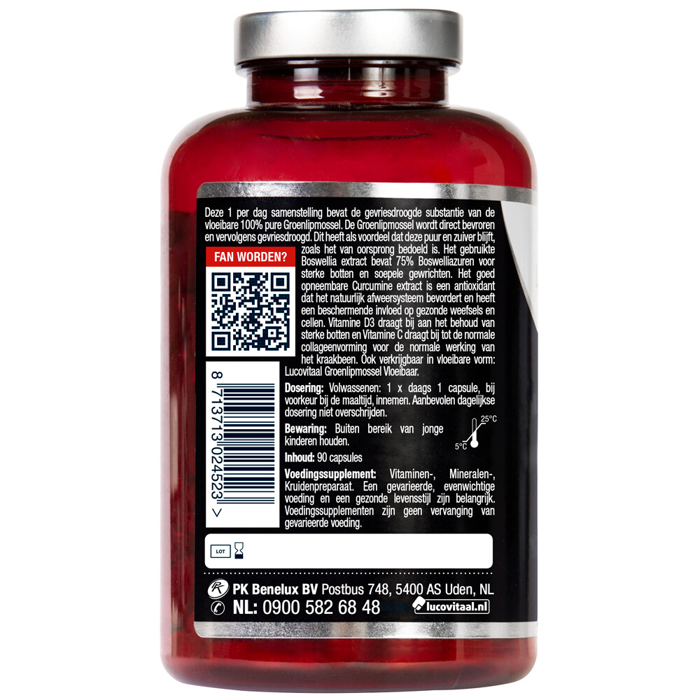 Lucovitaal Complex Groenlipmossel 90 capsules
