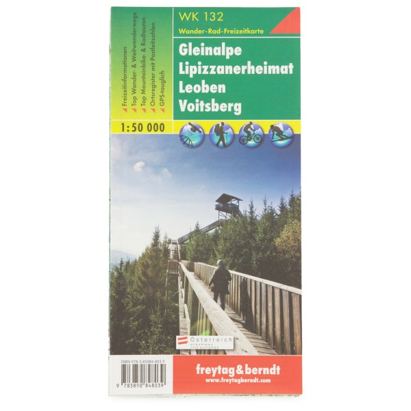 Freytag & Berndt - Gleinalpe - Lipizzanerheimat - Leoben - Voitsberg - Wandelkaart