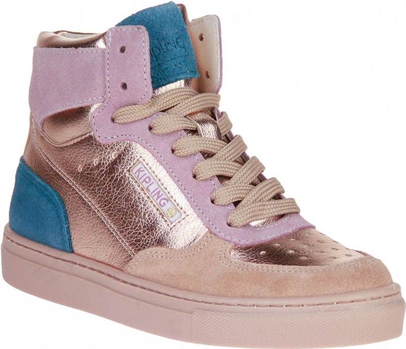 Kipling Erica A Champagne 0755 Meisjes Sneakers - Champagne