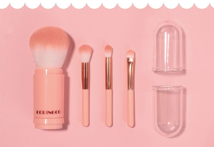 CORINGCO - Suikerspin Capsule Make-up Kwast