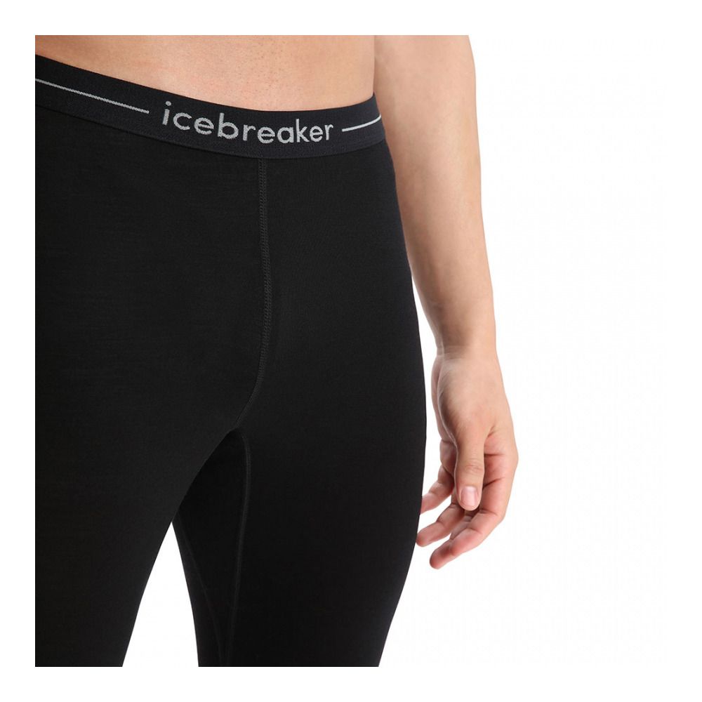 Icebreaker ZONEKNIT 200 - Sous-couche Homme black/jet hthr/cb