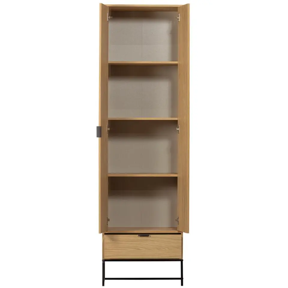 WOOOD Silas Hoge Kast - Eiken - Melamine - 210x60x36
