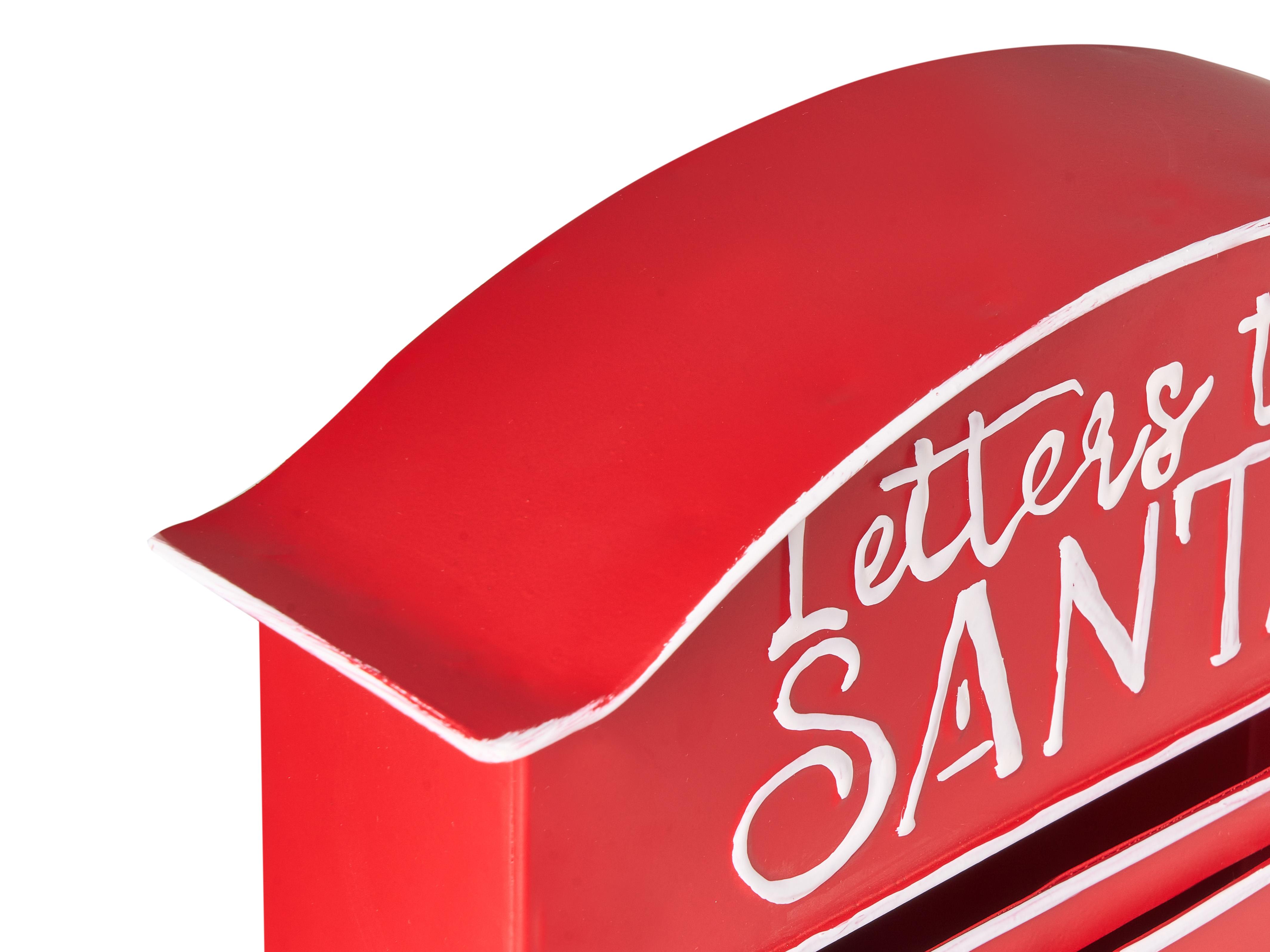Kerstman-brievenbus ESPOO 30 cm Rood