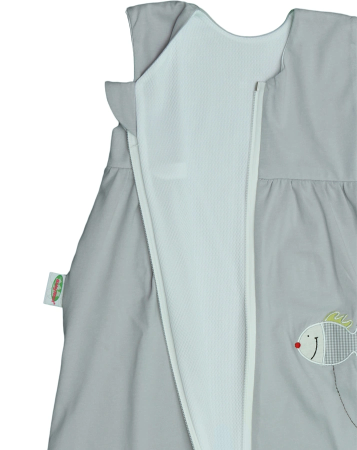 Jersey-Schlafsack ANNI COOL in silber