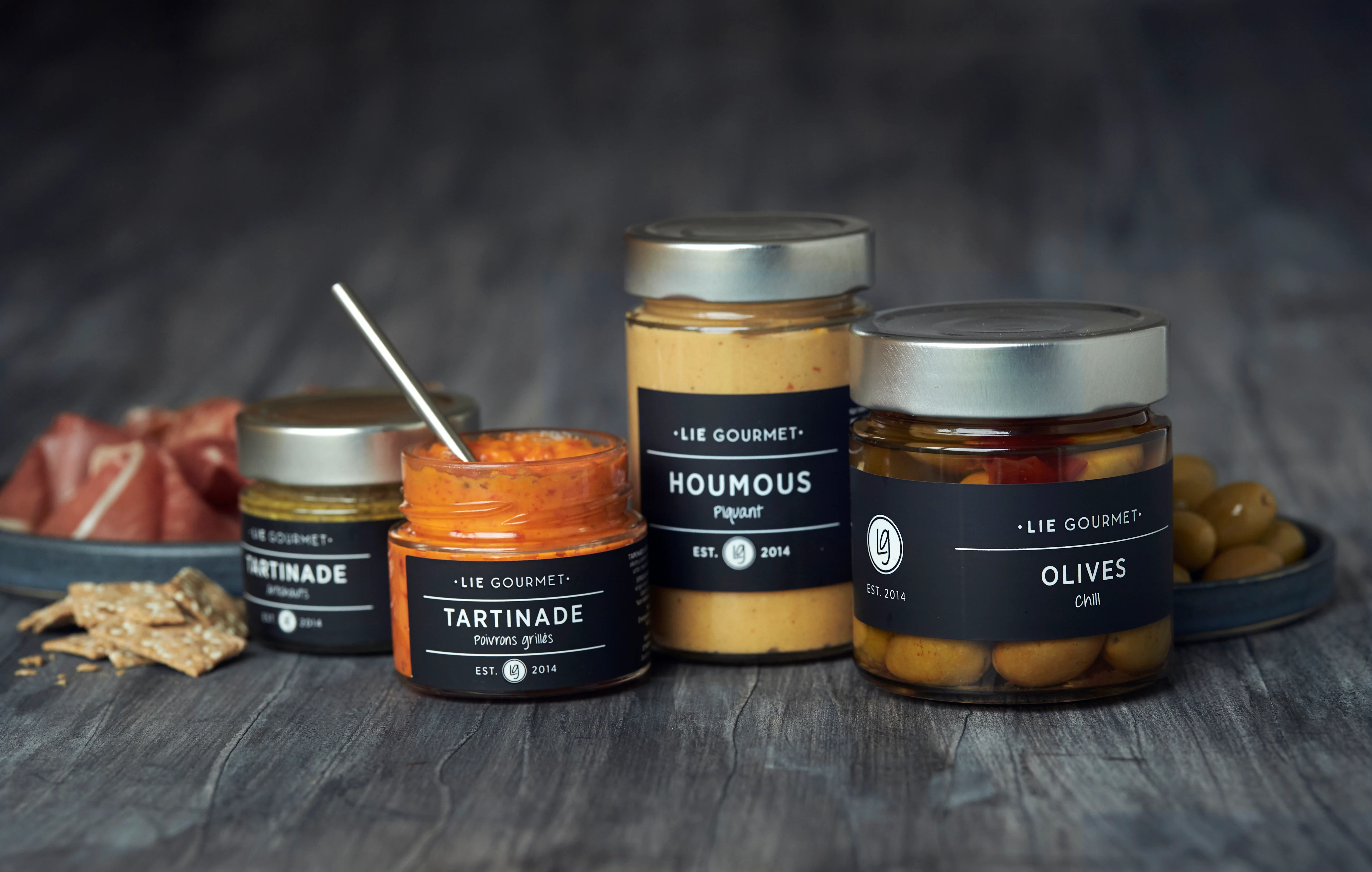 Lie Gourmet  Gaveæske Snack and Wine