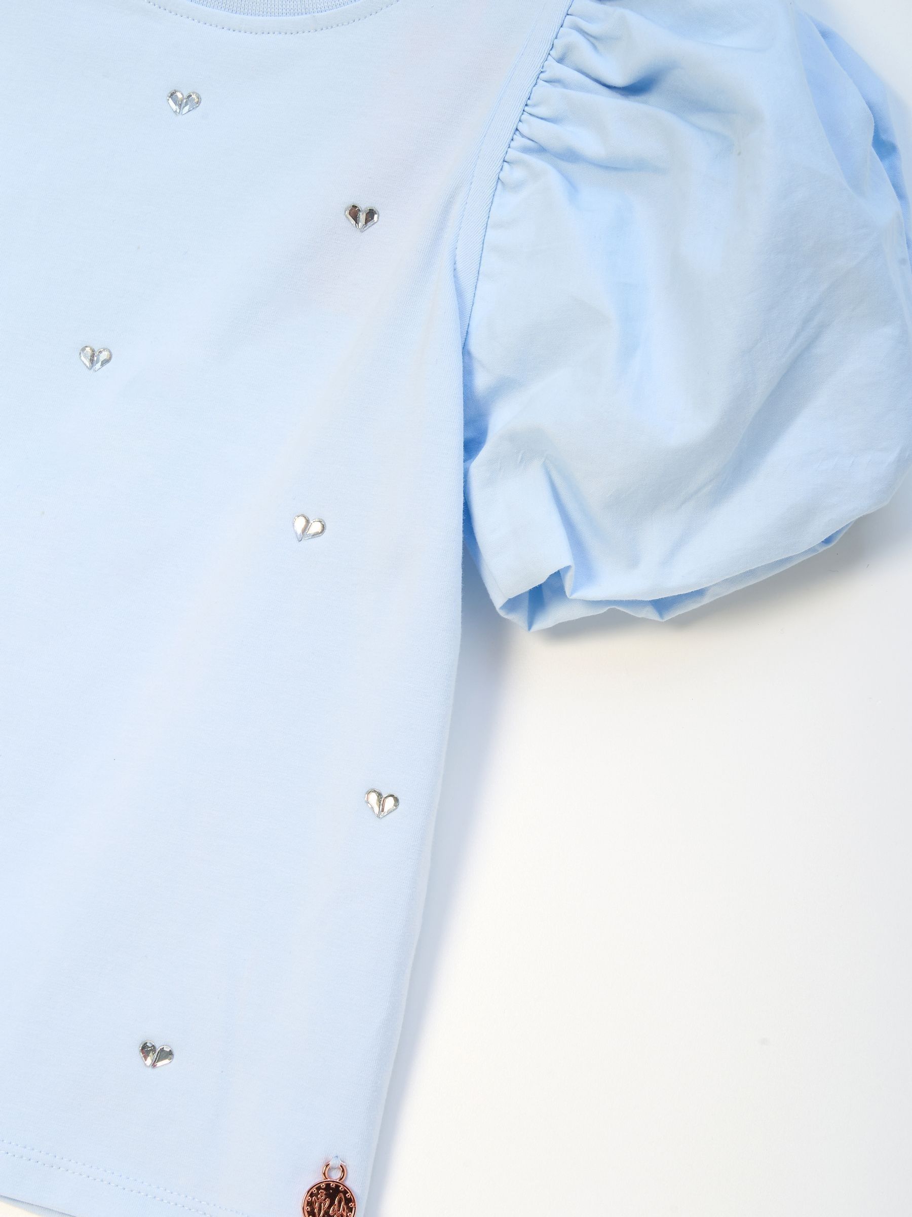 Blauw - Angel & Rocket Aofie T-shirt met strik