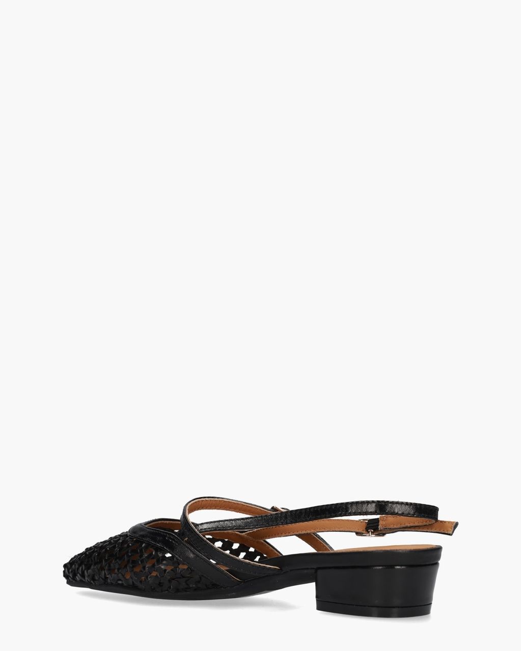 Di Lauro Dante Zwart Dames Slingbackpumps