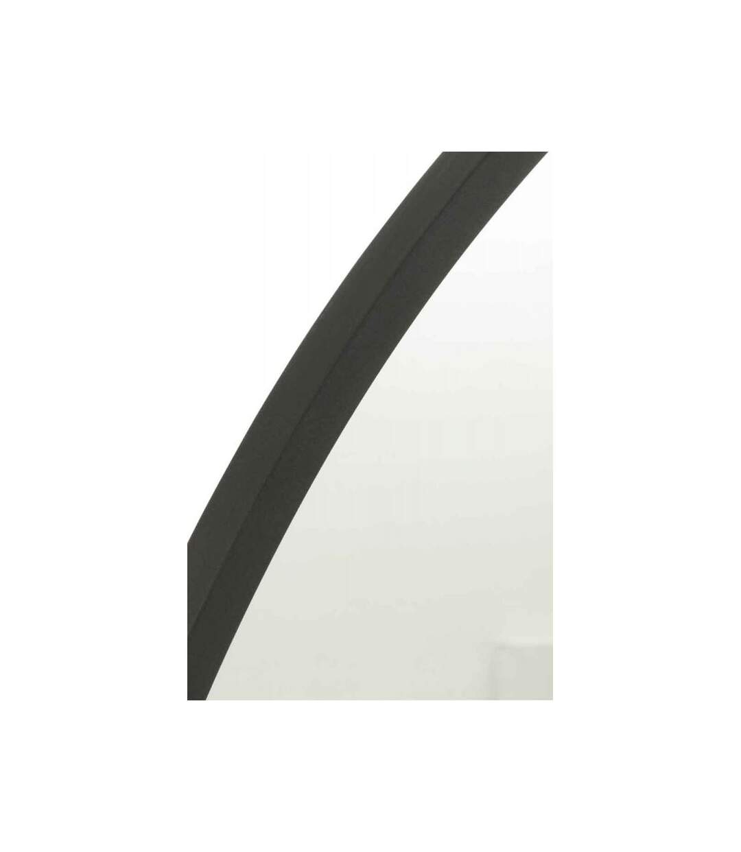 Paris Prix - Miroir Mural Design matazo 50cm Noir Mat
