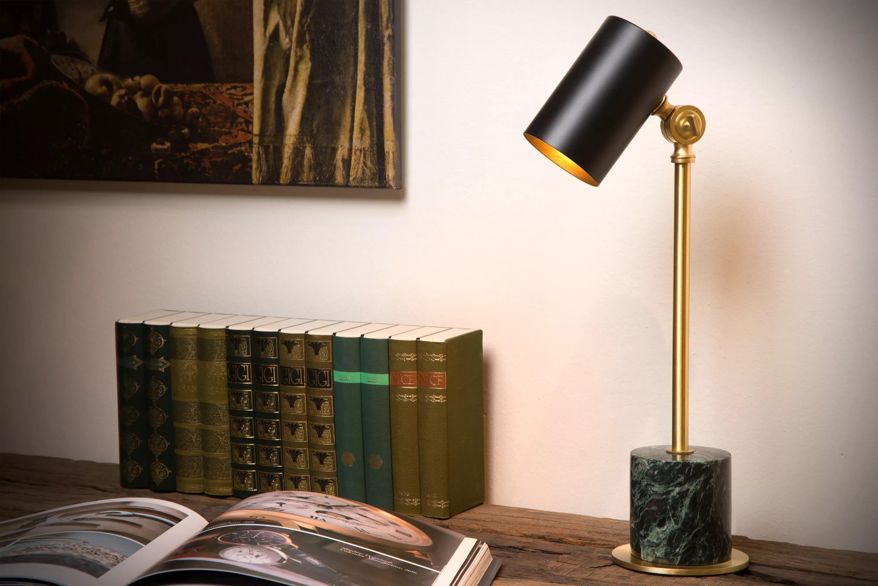 Brandon bureaulamp zwart