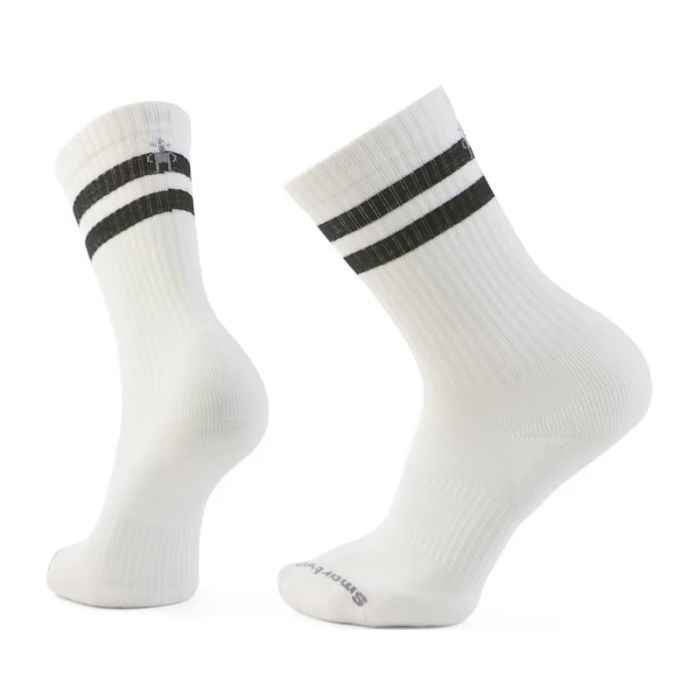 Smartwool Herre Strømper Everyday Athletic Striped Crew Socks Hvid