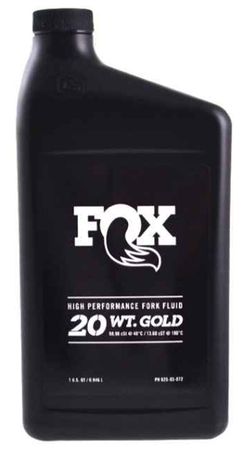 FOX OIL BATH FLUID 20WT Gold Tauchrohrschmieröl Fit Gabeln  1000ML