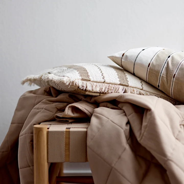 Södahl - Essential Steppdecke, 130 x 170 cm, beige