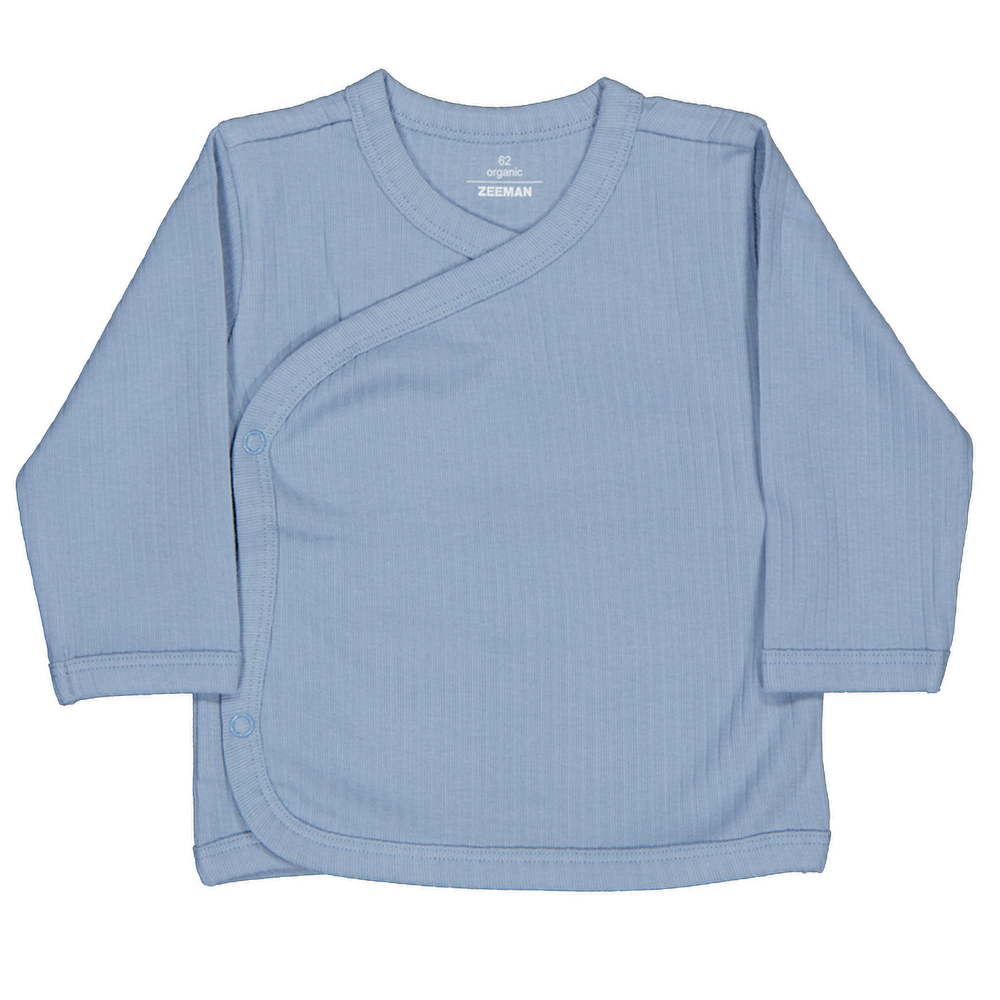 Baby vestje met overslag Denimblauw kopen? Goed en goedkoop