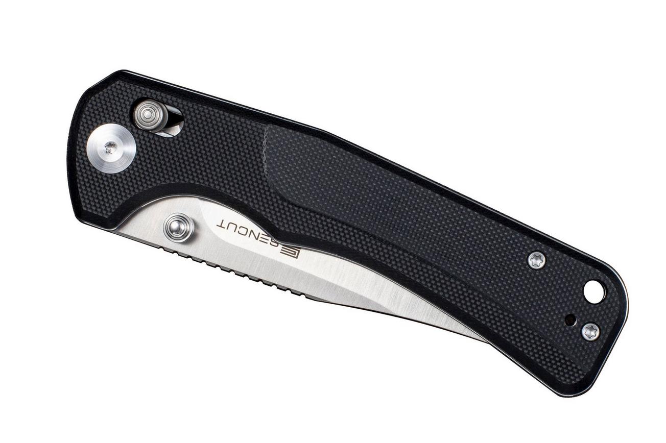 SENCUT Slybolt S25001-1 Satin 9Cr18MoV, Black G10, zakmes