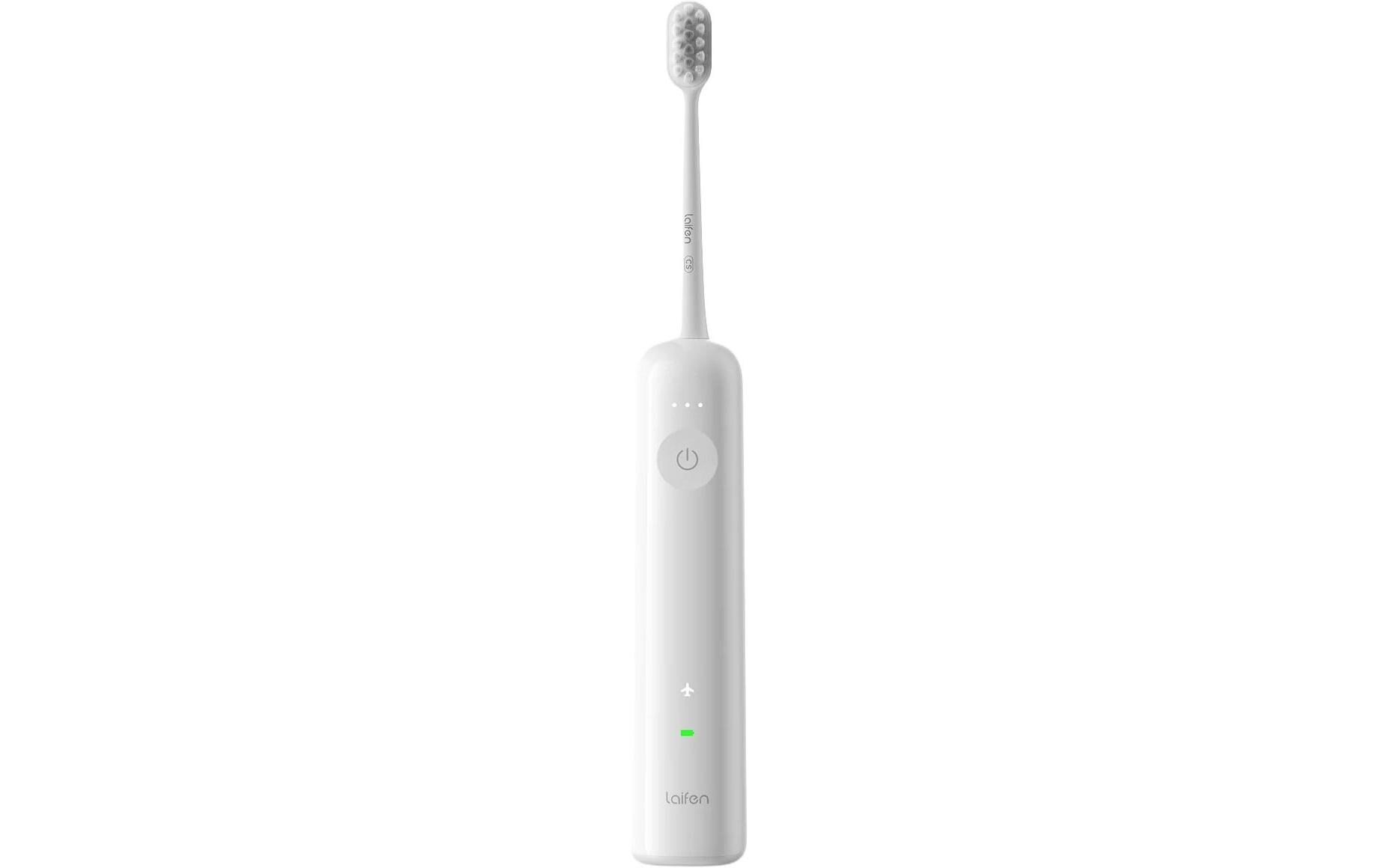 Schallzahnbürste Wave ABS WeissElektrische Zahnbürste mit Oszillation und Vibration