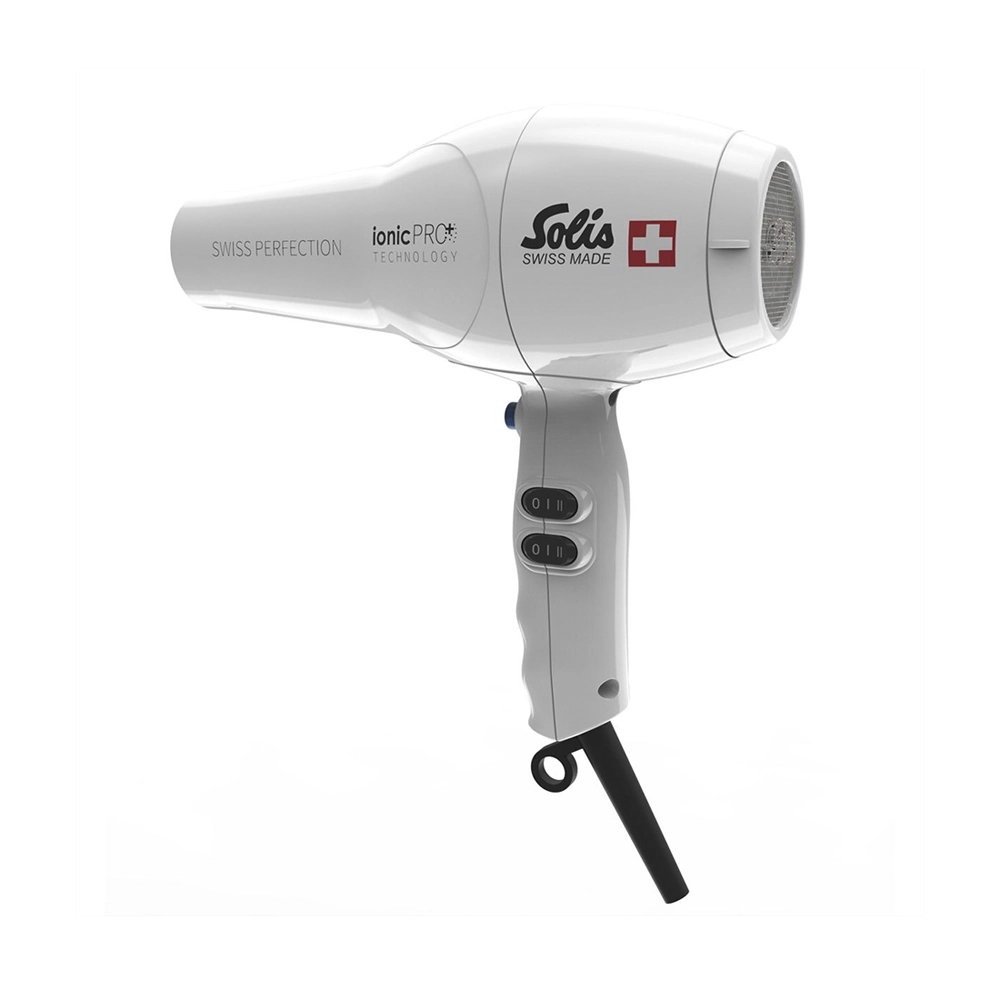 Solis Swiss Perfection 443 Haartrockner mit Wandhalterung weiss