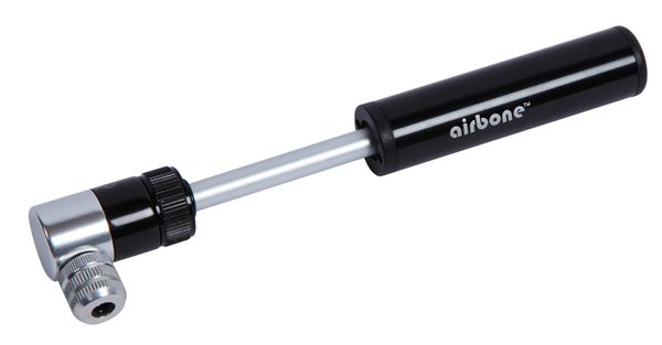 DUAL Minipumpe mit CO2-Adapter und CO2-Patrone  schwarz