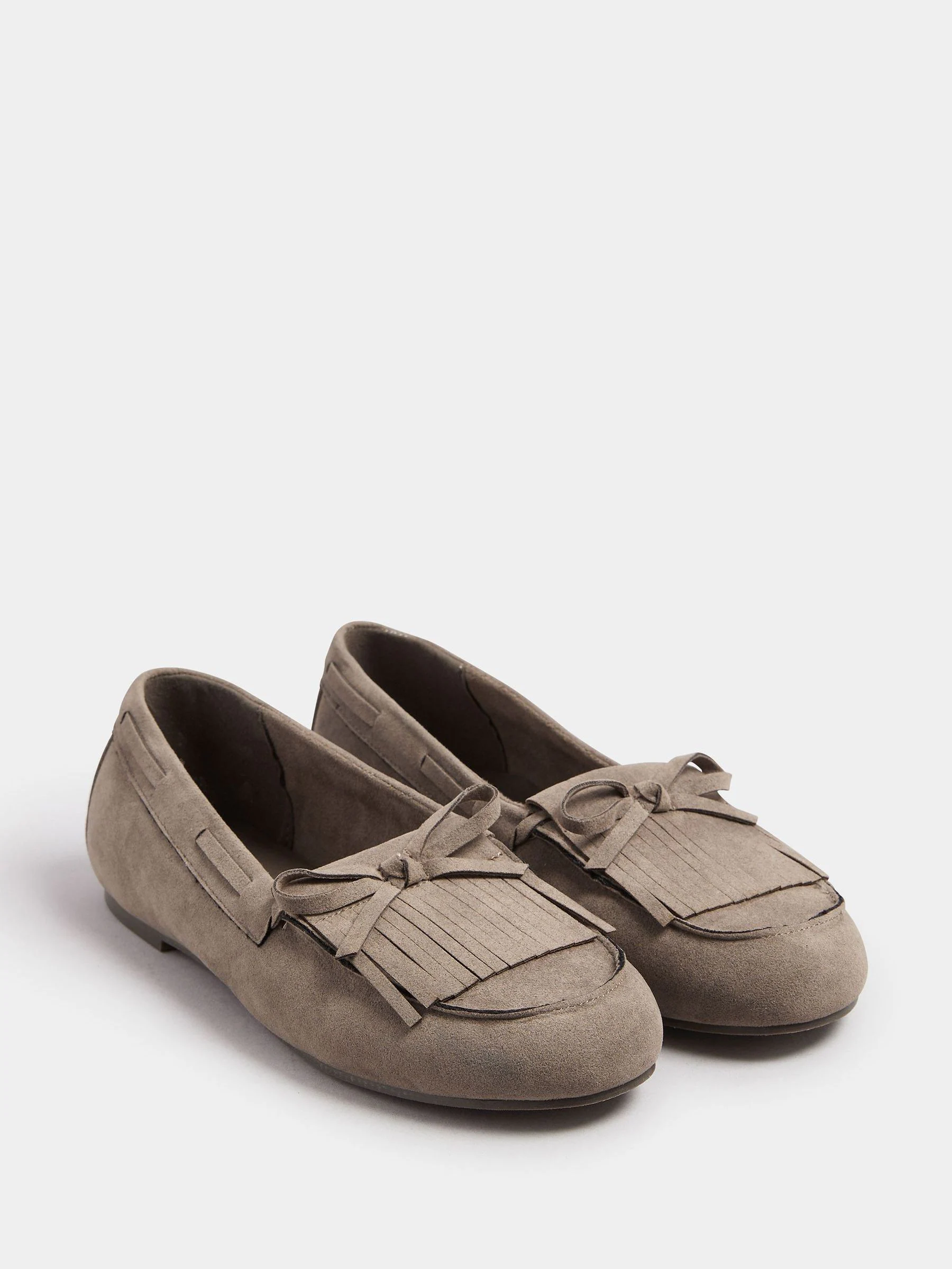 Bruin - Yours Curve Extra Wide Fit Fringe Moccasin Loafers