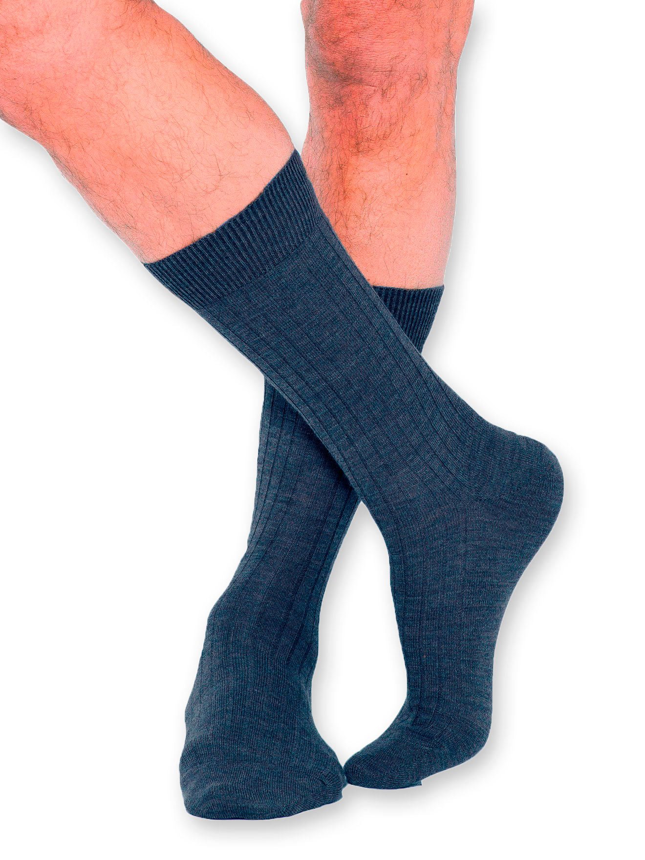 Mi-chaussettes laine mérinos 2 paires