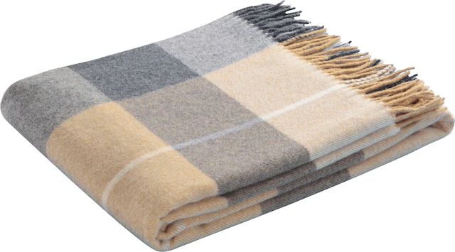 Biederlack Plaid »Britta« im Karo-Look, Kuscheldecke
