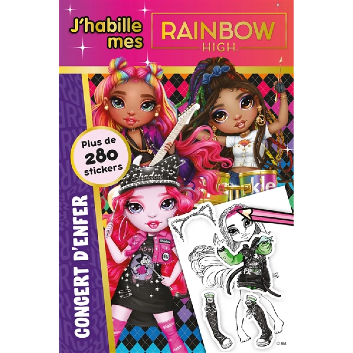J'habille mes Rainbow High : concert d'enfer