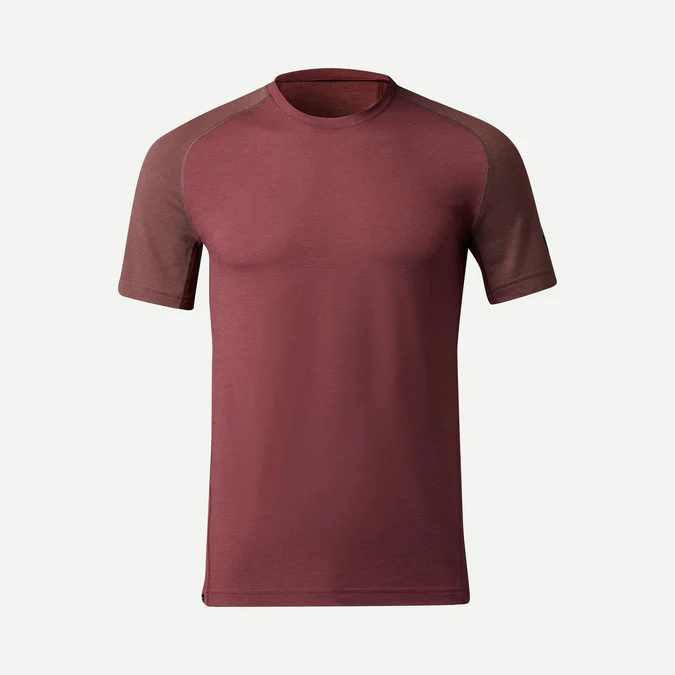 Decathlon Forclaz - Camiseta masculina Forclaz MT500 em lã merino