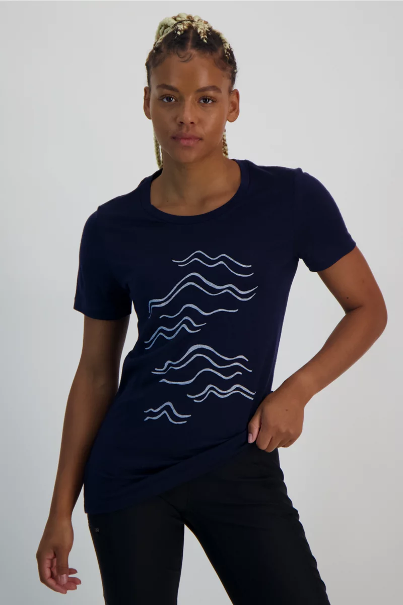 icebreaker Merino 150 Tech Lite II Mountain Damen T-Shirt