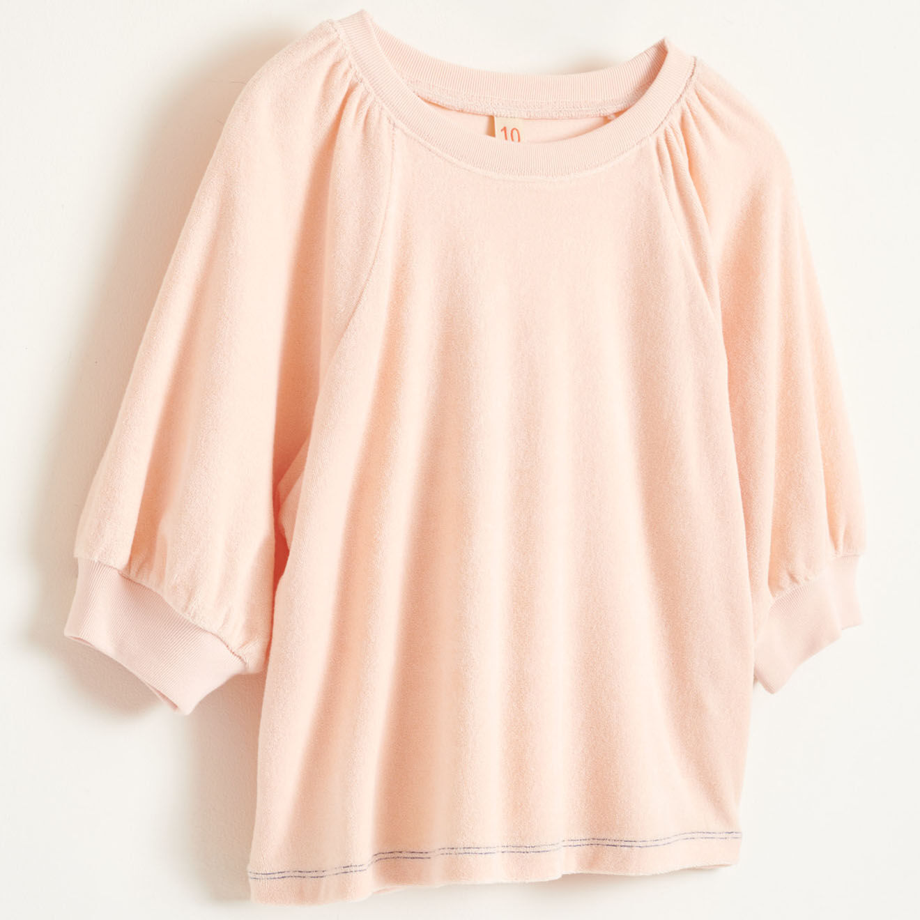 Bellerose Sweat Moni en Coton éponge rose pâle