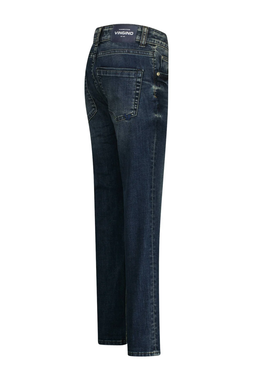 Vingino slim fit jeans dark blue denim