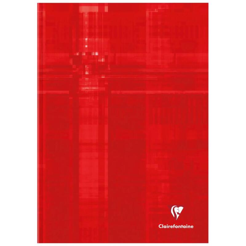 Cahier brochure rembordée rigide A4 192 pages petits carreaux - Assortis