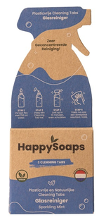 HappySoaps Sparkling Mint Glasreinger Tabs 24GR