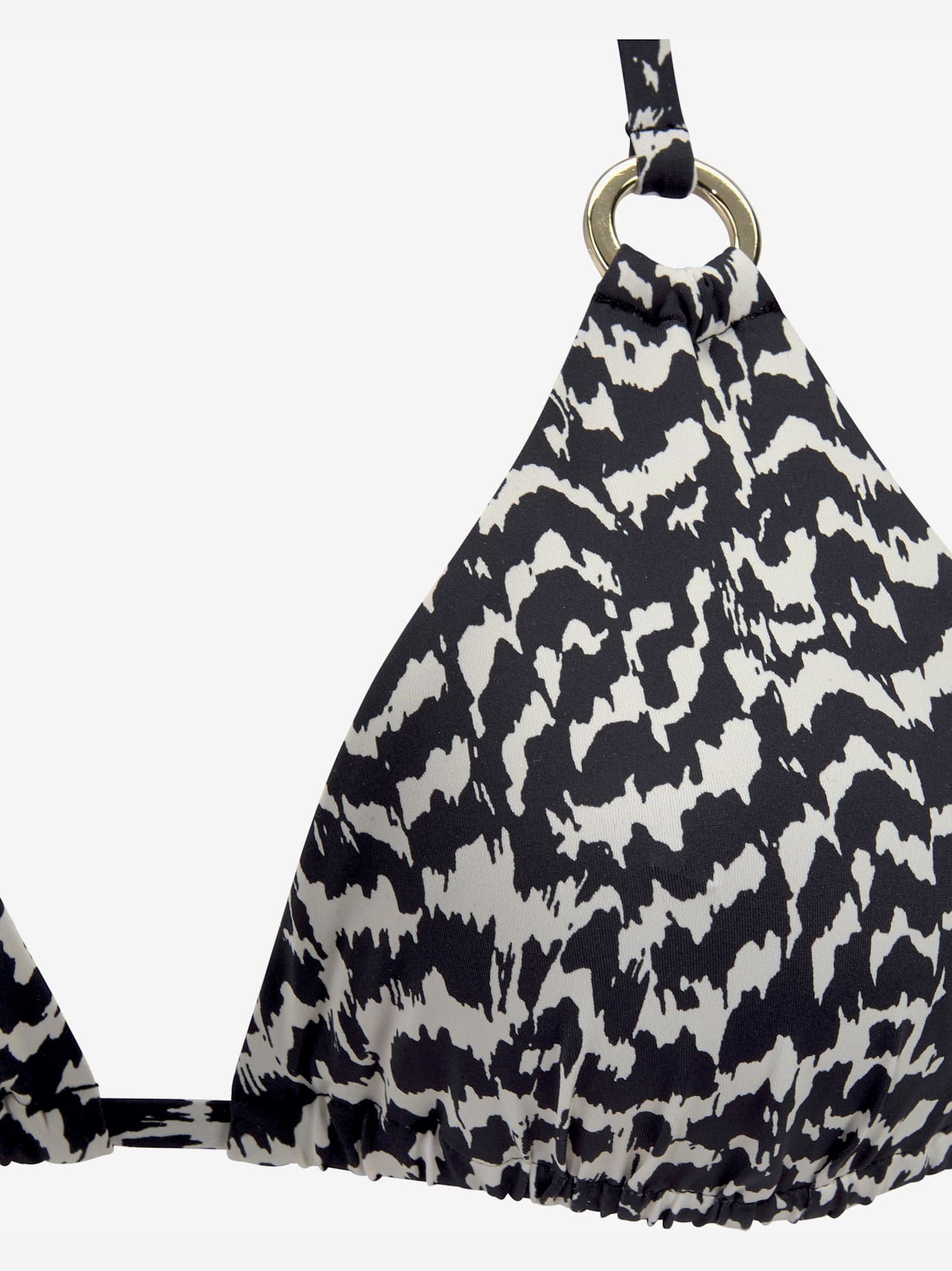Haut de bikini triangle imprimé tendance