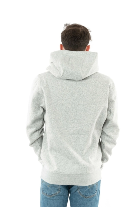Sweat tommy jeans regular fleece p01 lt grey htr