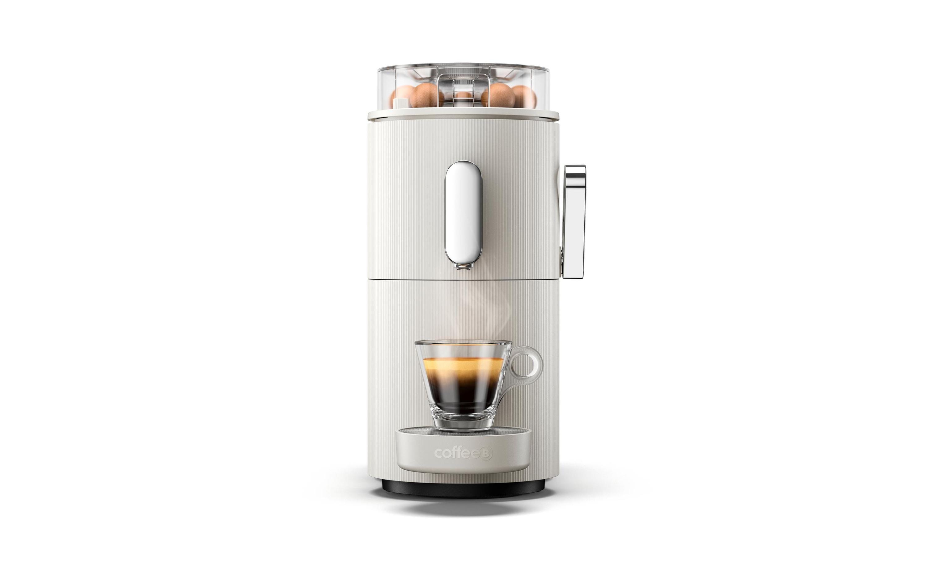 Portionskaffeemaschine CoffeeB Globe Weiss<br>Kaffeemaschine