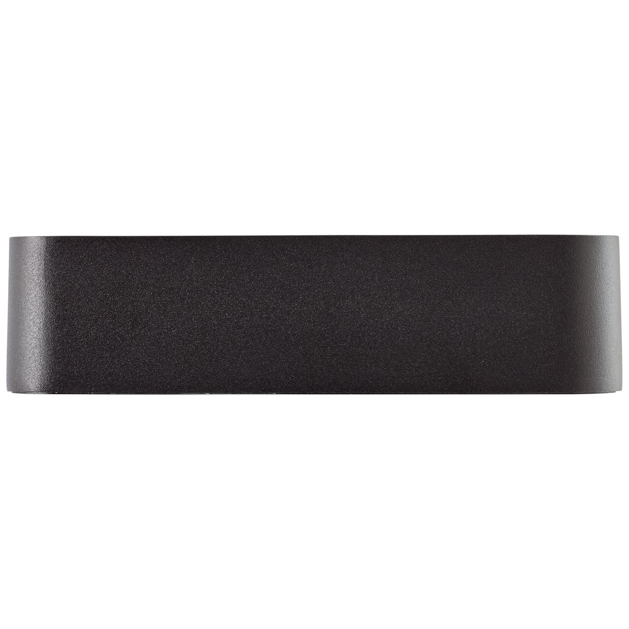 BRILLIANT Golda LED Außenwandleuchte 22x13cm schwarz | 1x LED integriert, 7W LED integriert, (Lichtstrom: 510lm, Lichtfarbe: 3000K)