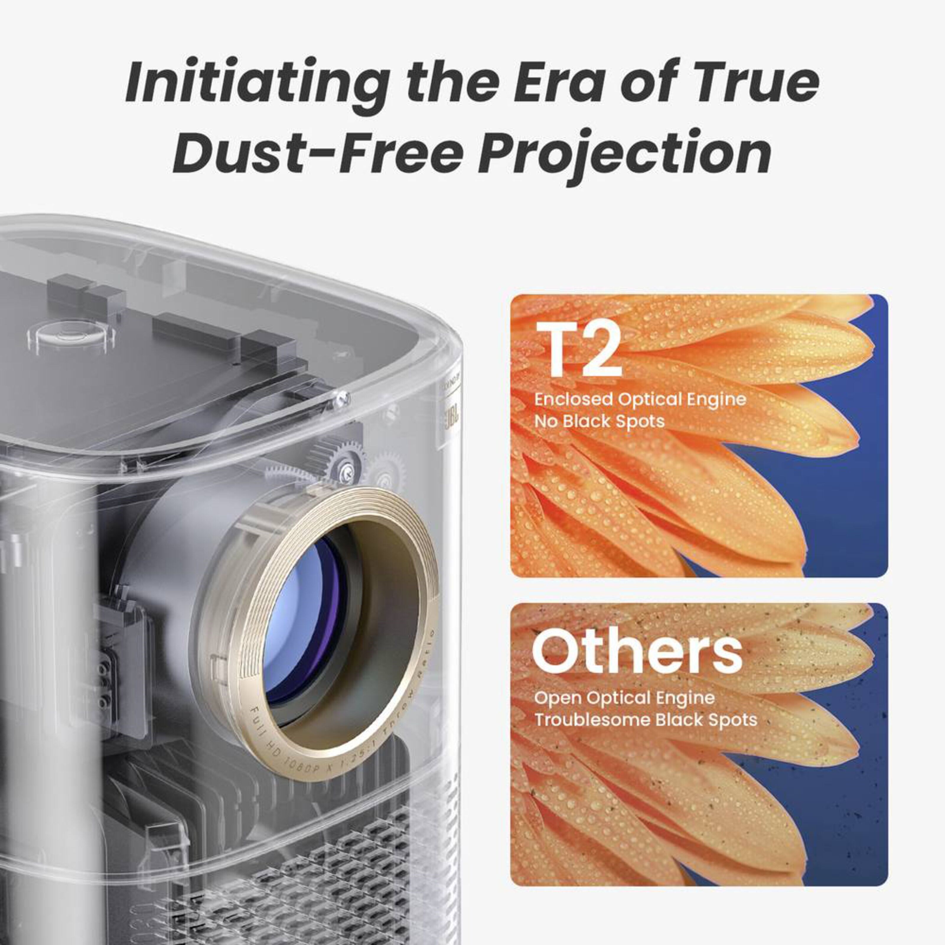 Yaber T2 Plus Bærbar Full HD-projektor