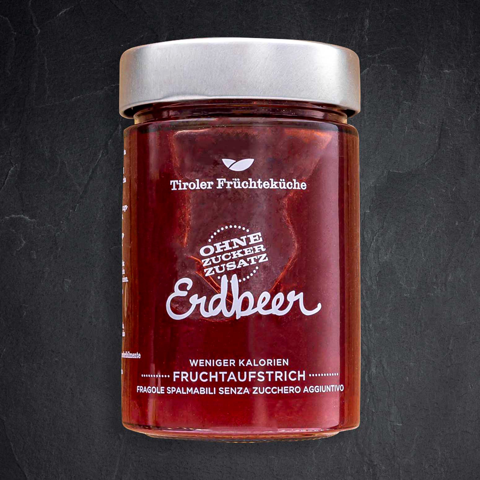 Fruchtaufstrich Erdbeer ohne Zucker