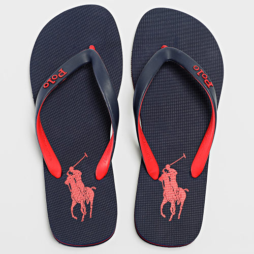 Tongs Bolt Poney Bleu Marine Rouge