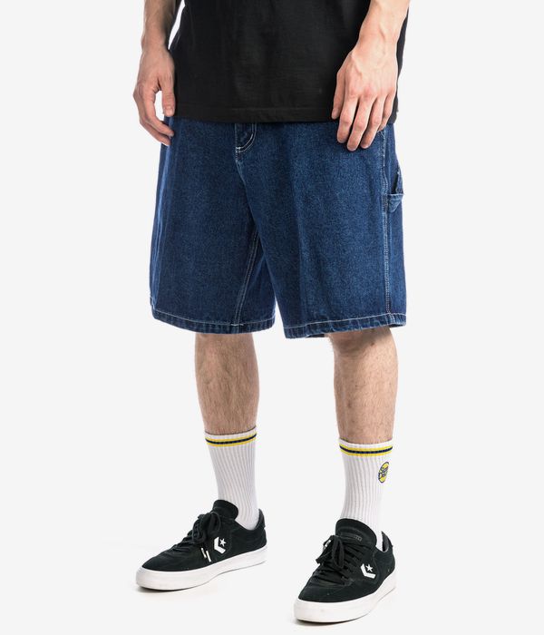 Obey Bigwig Denim Capenter Shorts (stone wash indigo)