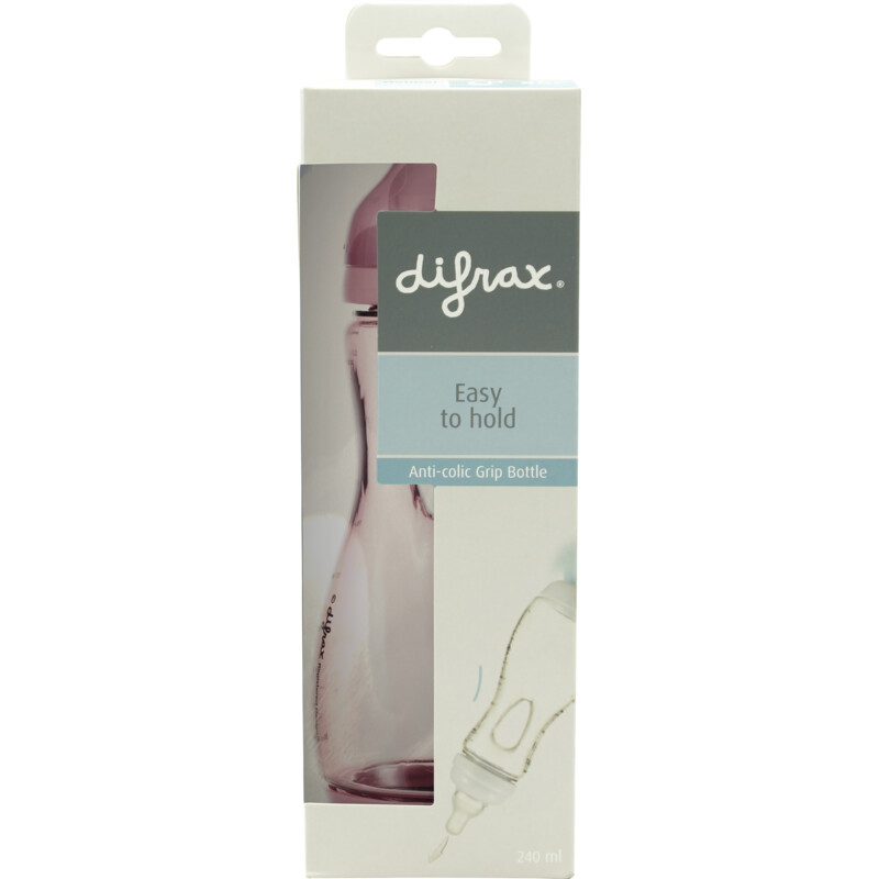Difrax Handgreepfles groot easy grip
