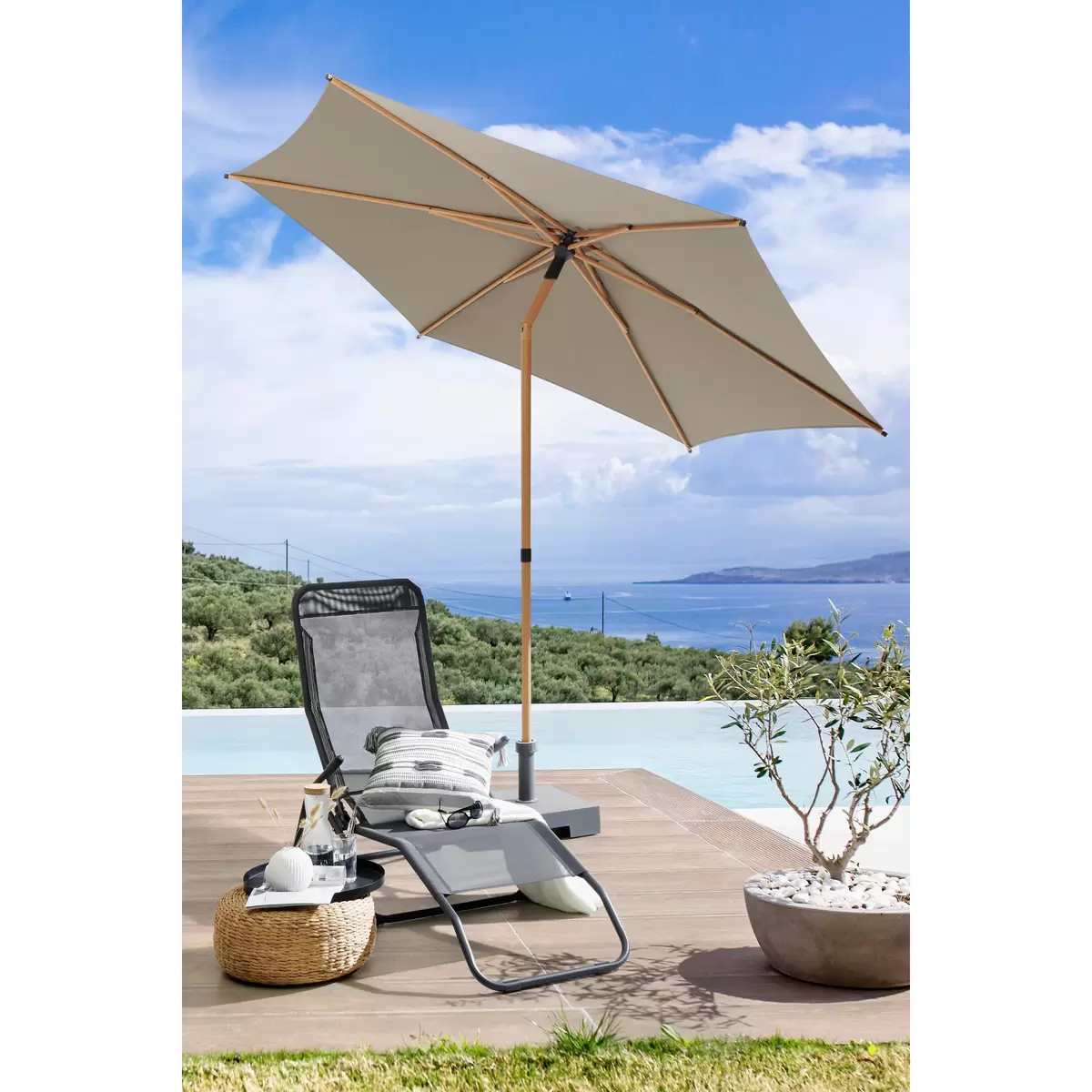 Beldano Sonnenschirm Sun taupe