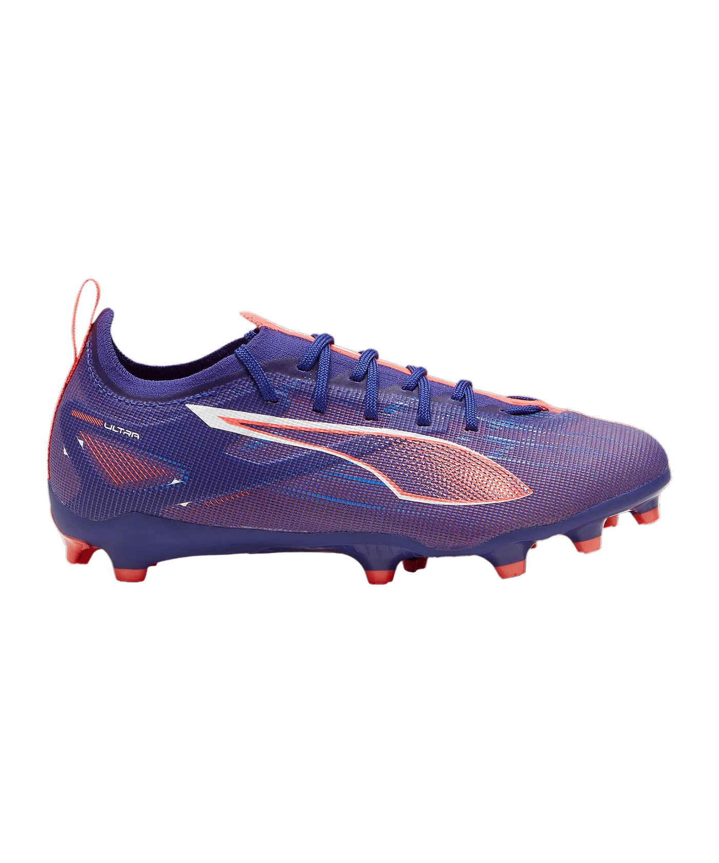 PUMA ULTRA 5 Pro FG/AG Formula Jr Kids Lila Weiss F01