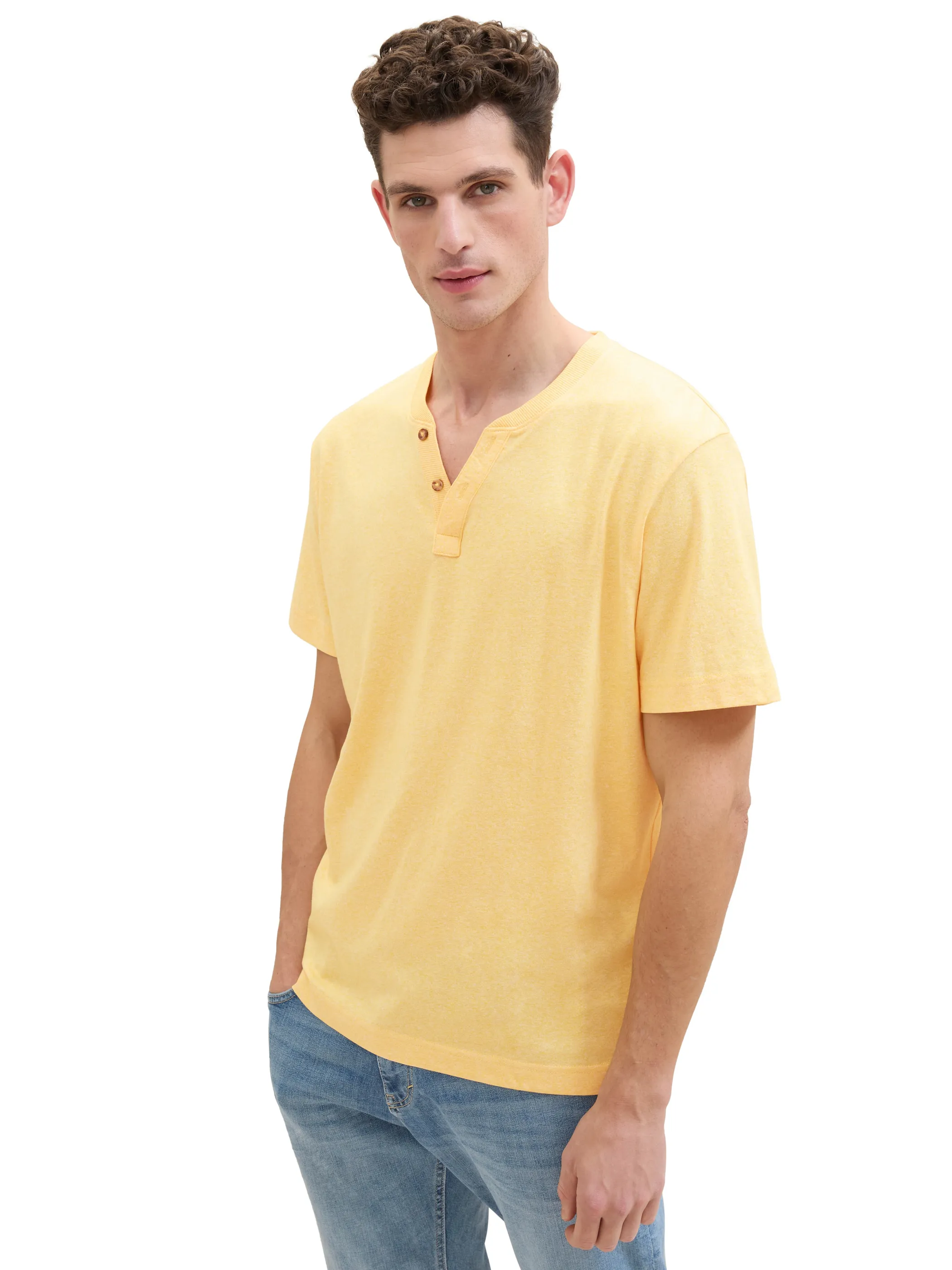 Herren Shirt mit Serafinoausschnitt
