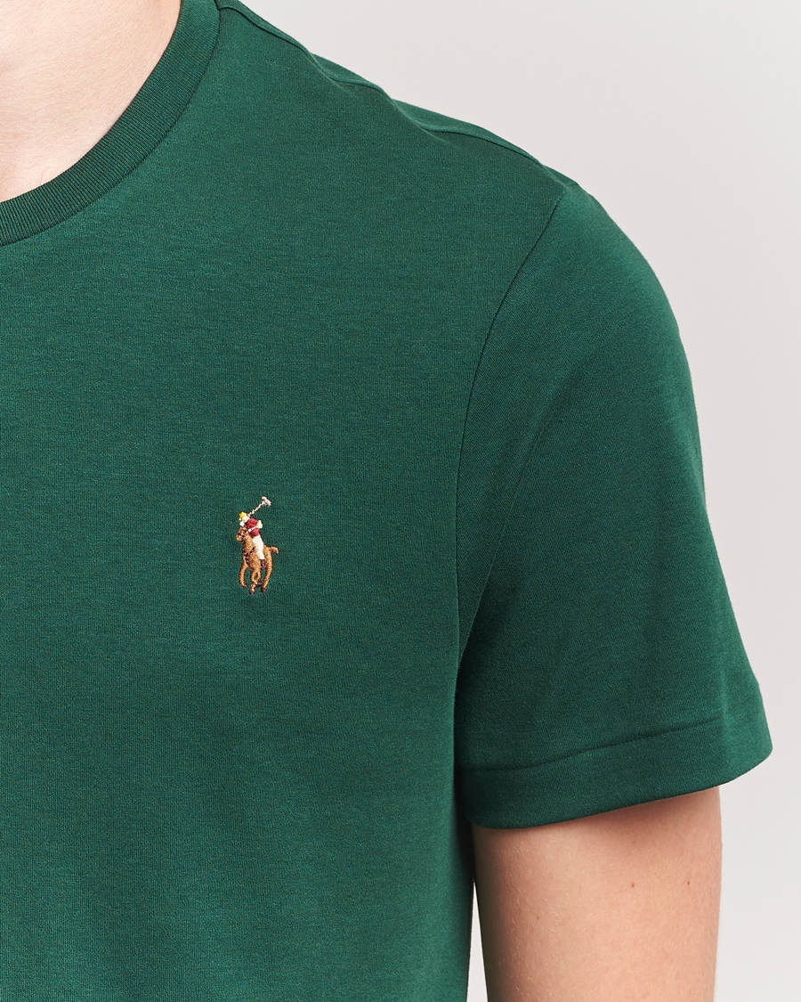 Polo Ralph Lauren Luxury Pima Cotton Crew Neck T-Shirt Vintage Pine