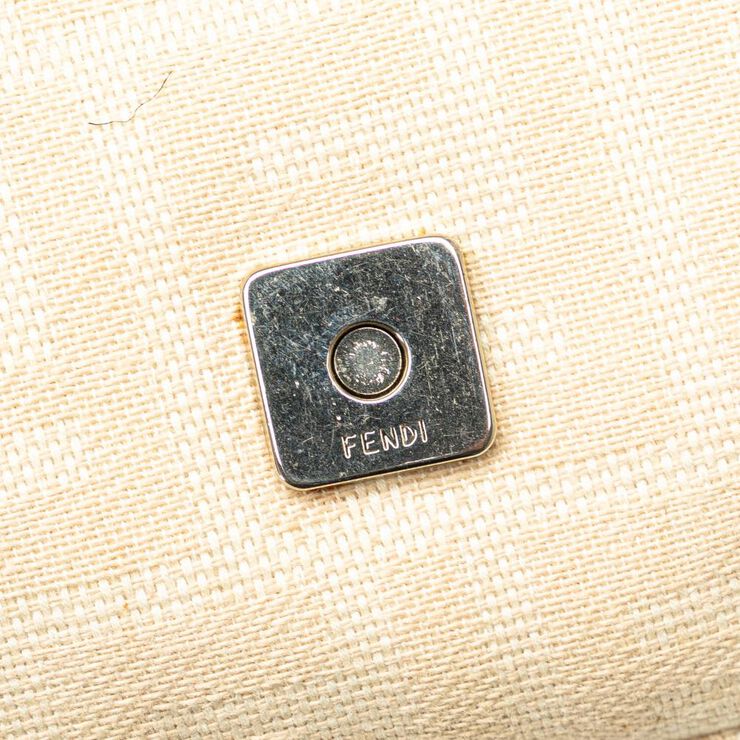 Fendi Vintage Fendi Shoulder Bag Beige