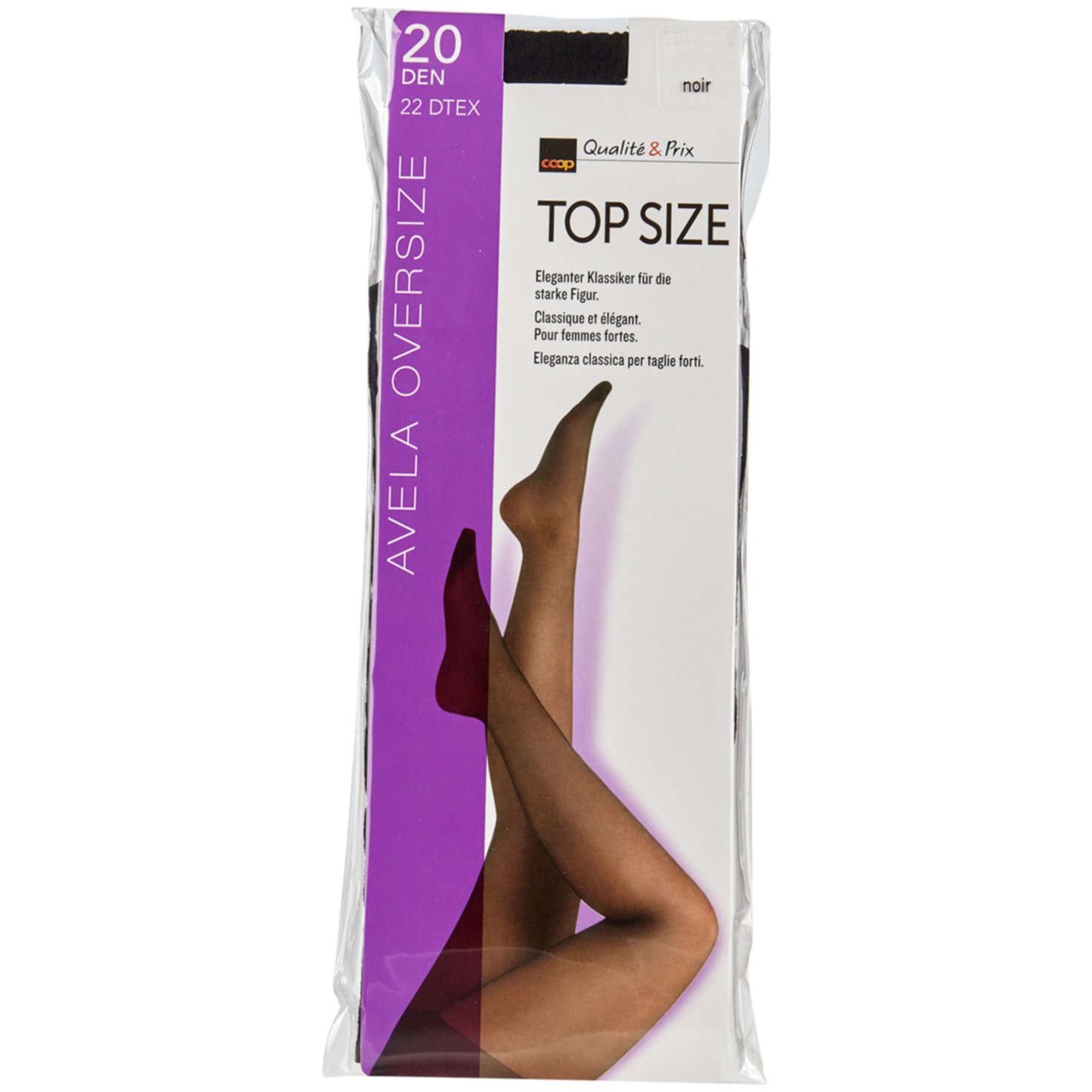 Avela Strumpfhose Top Size Noir