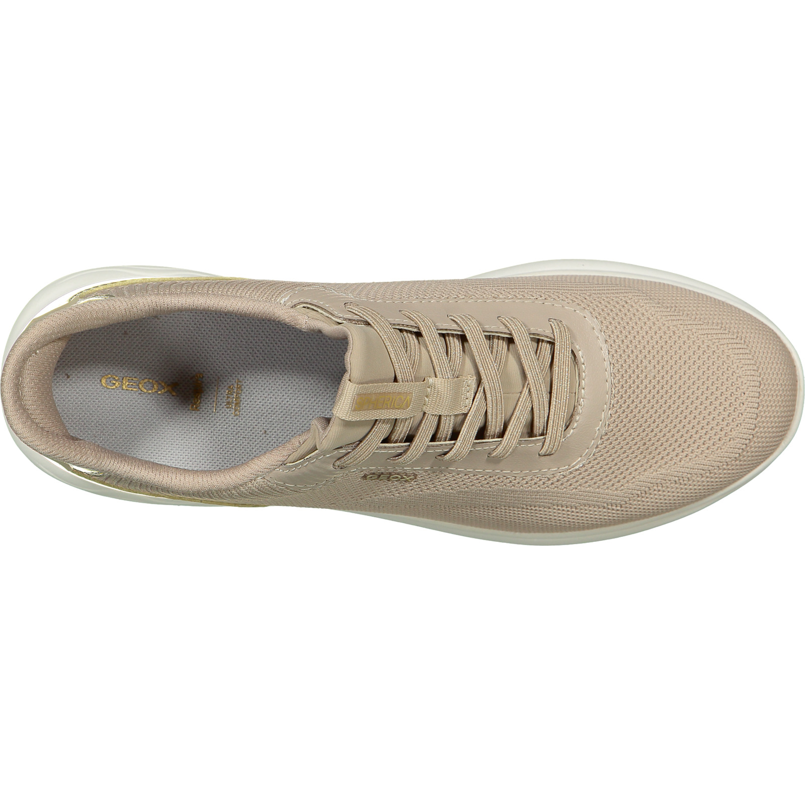 Geox Damen-Sneaker Shercia Plus taupe, 38