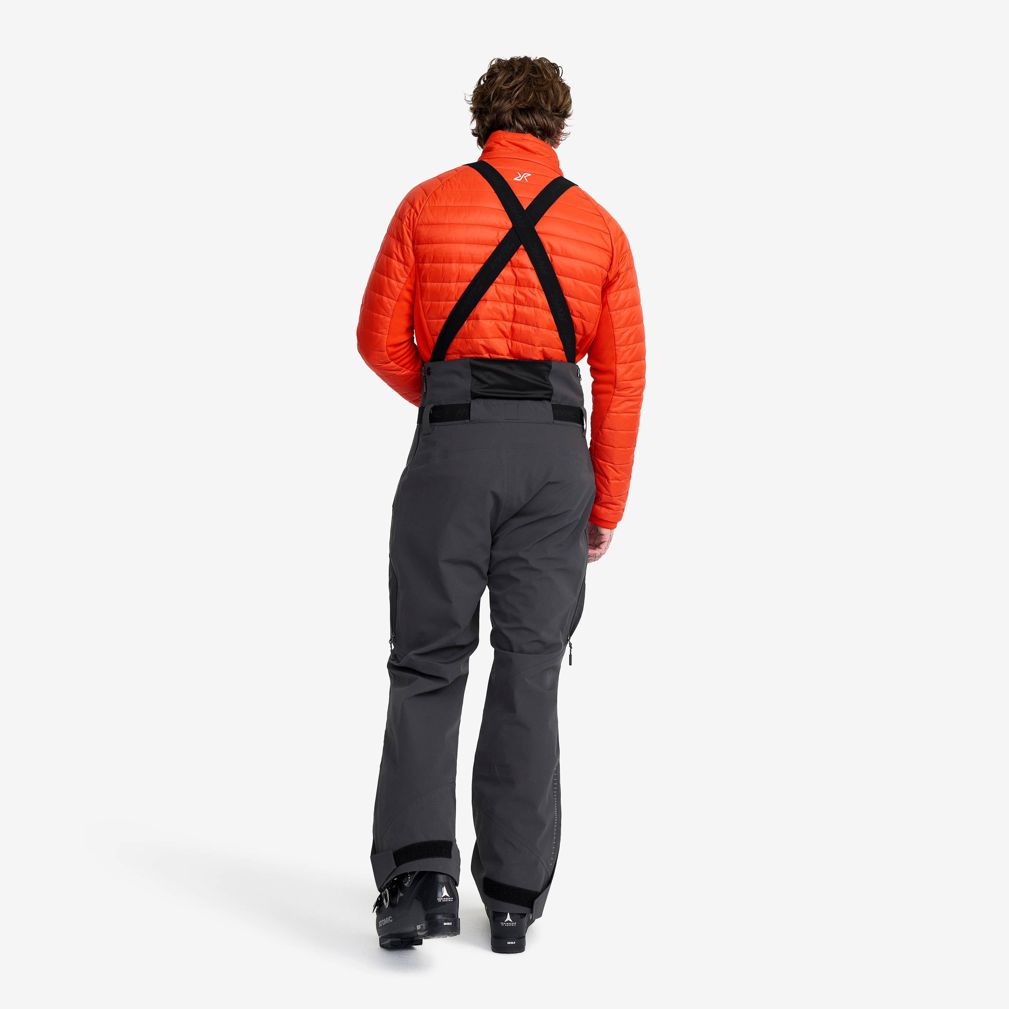 Atlas 3L Ski Bib Pants Herre Anthracite