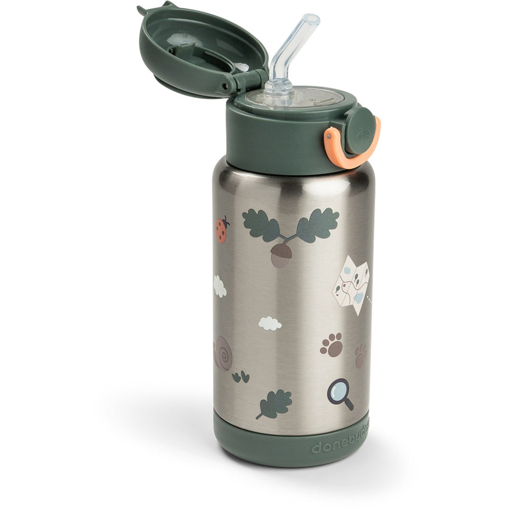 Køb DonebyDeer Green Tiny Trails Insulated Sugerør Flaske